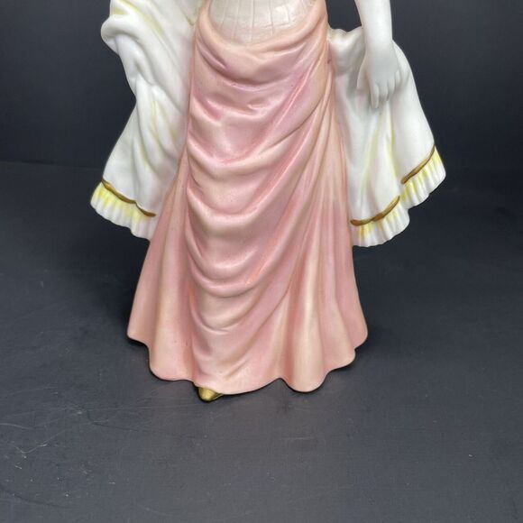 Vtg Home Interior Homco Lady Crystal Victorian Ladies Figurine #1435 Ball‎ Gown - Picture 3 of 8